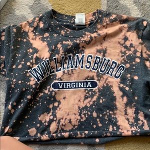 cropped bleached tee